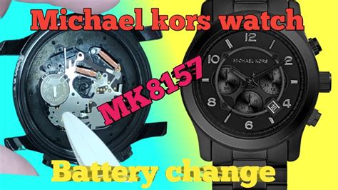 baterieanzeige michael kors|Michael Kors watch battery repair.